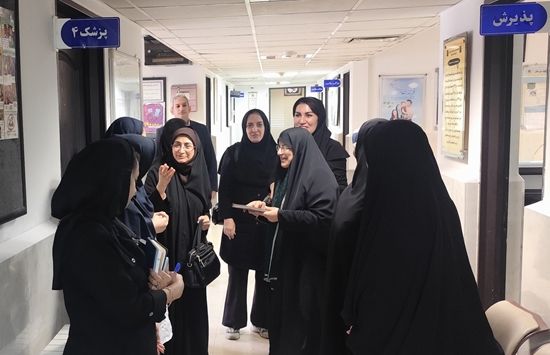 بازدید مدیر مرکز مطالعات و توسعه آموزش علوم پزشکی وزارت بهداشت از کارآموزی و کارورزی دانشجویان پزشکی  